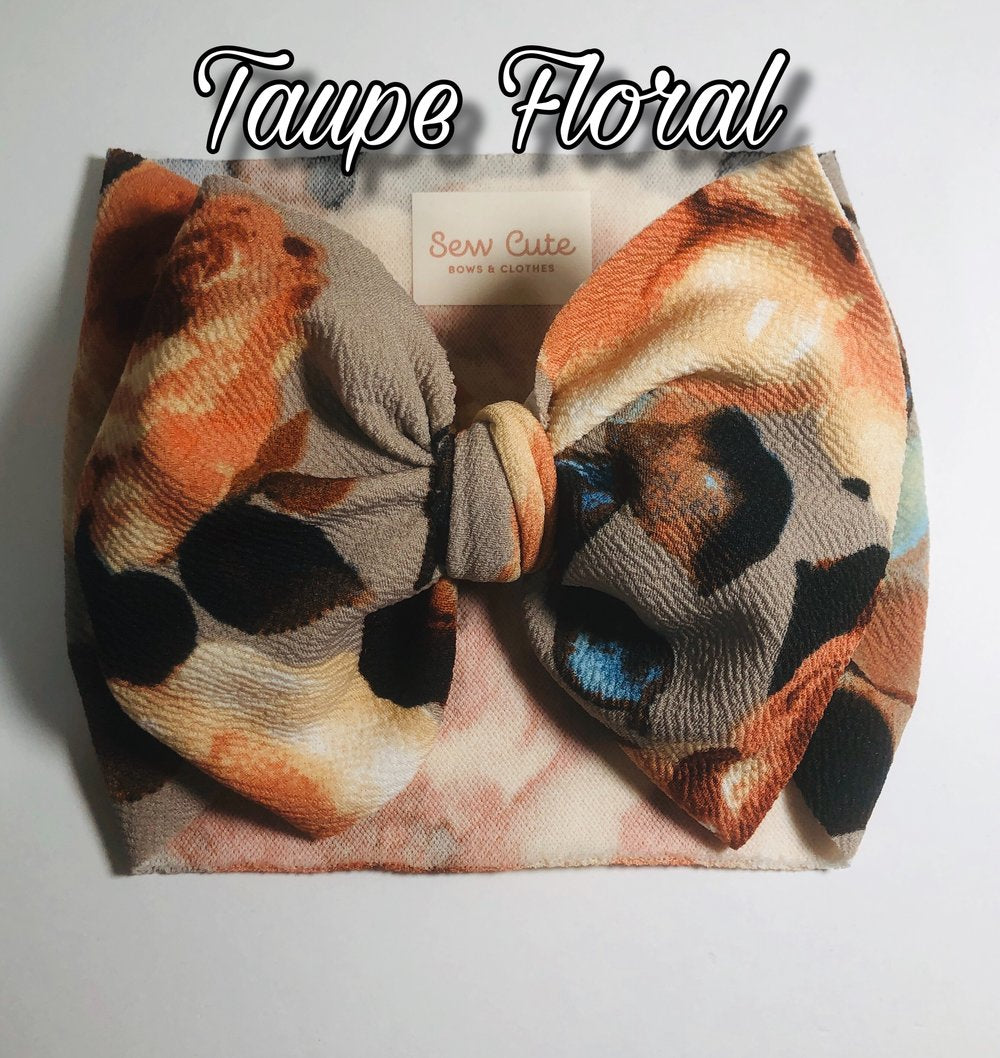 Taupe Floral
