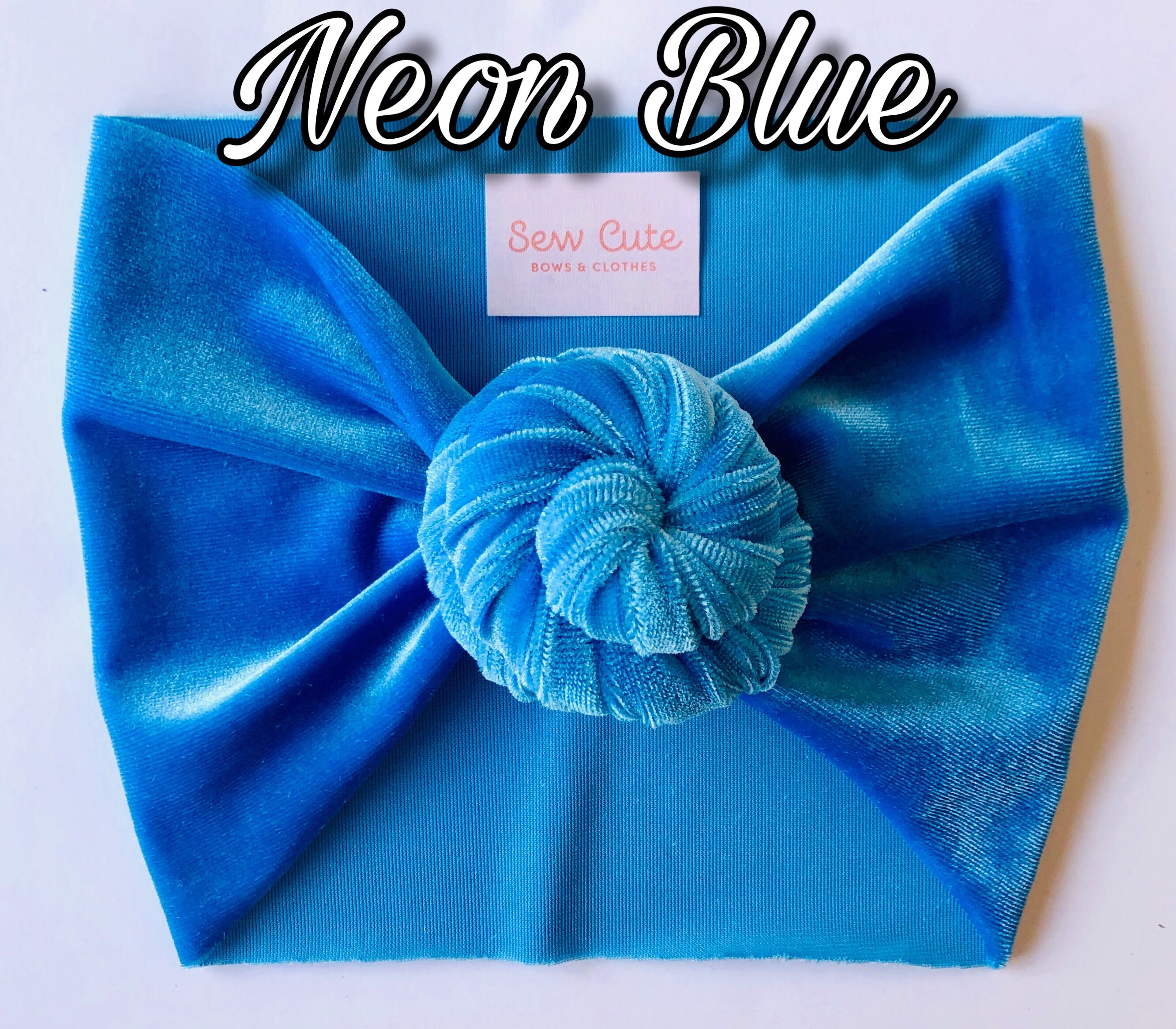 Velvet Neon Blue