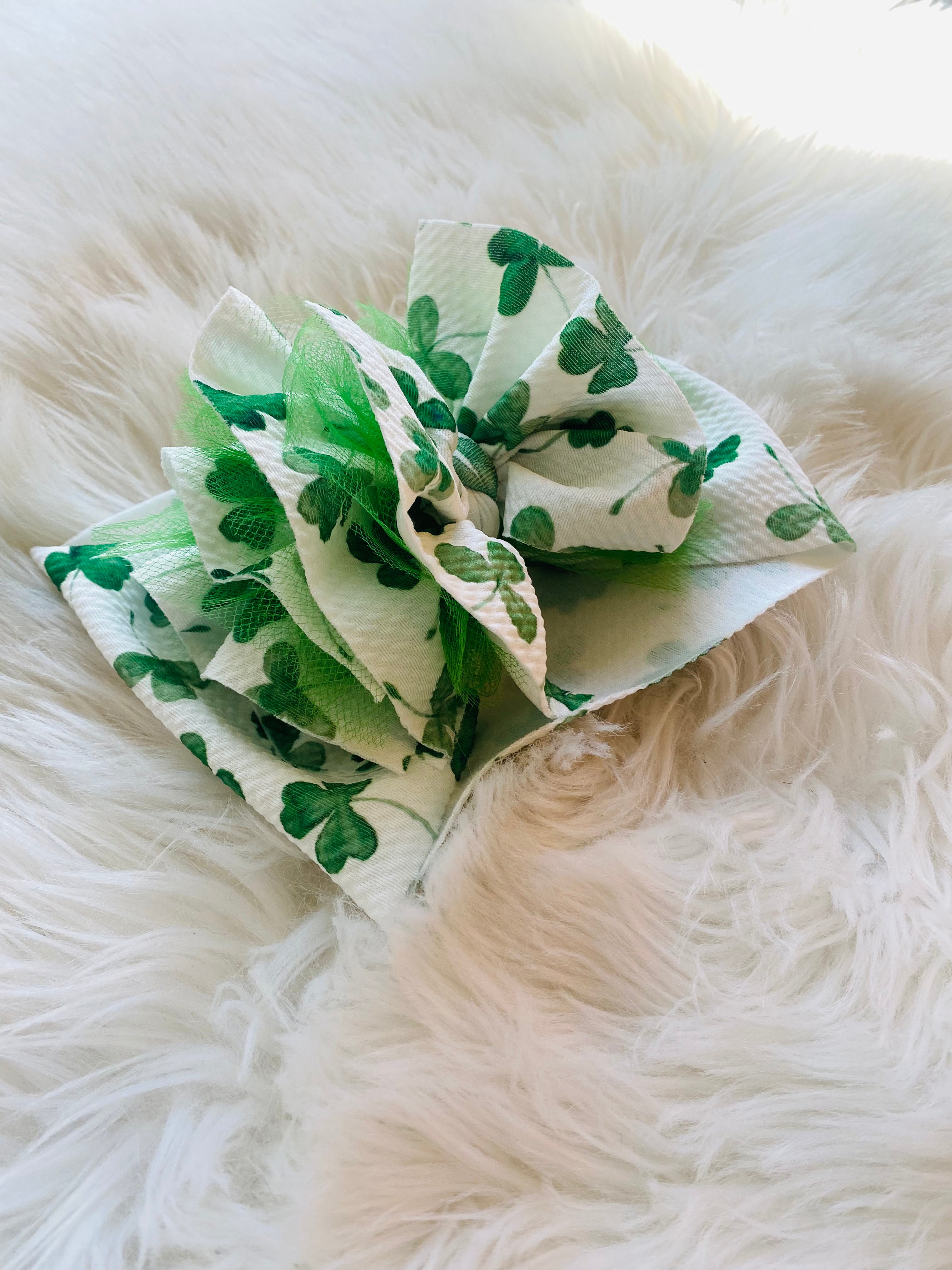 St. Patricks Shredded Bows (color options in the description)