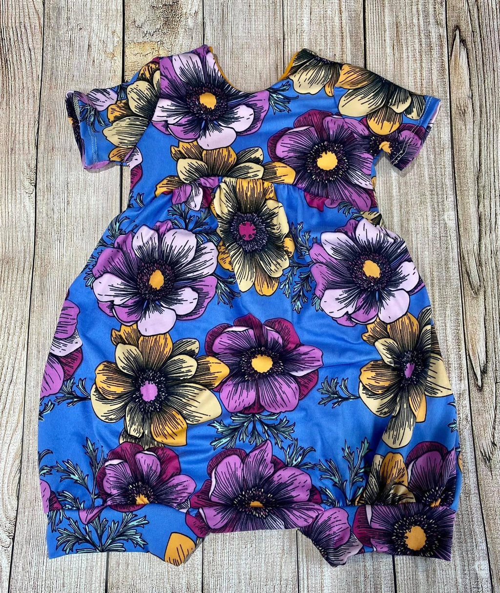 Avery Floral Low Back Romper