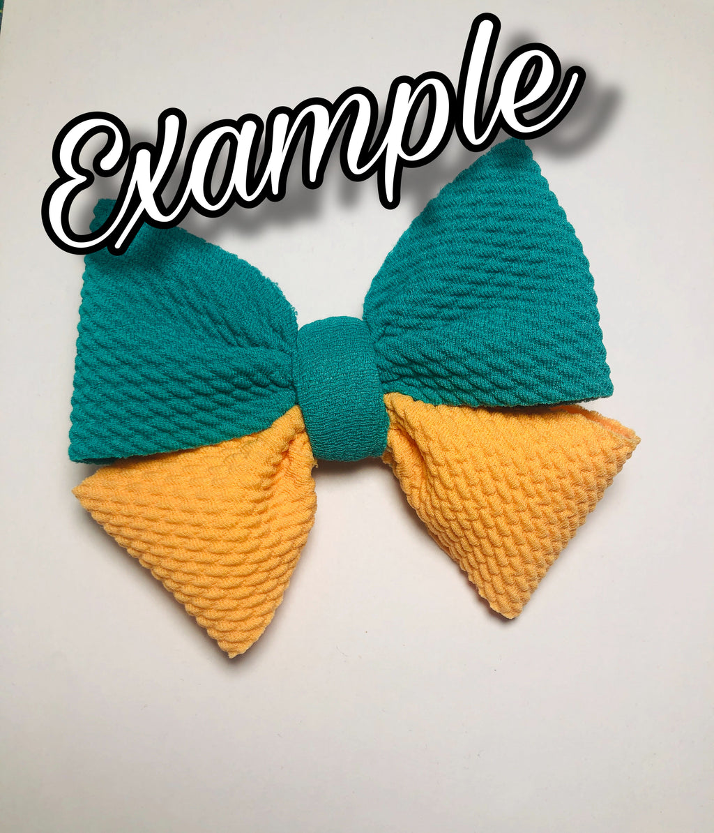 Loopty Loop Bows---- LEAVE A NOTE FOR COLORS. Colors available in description.