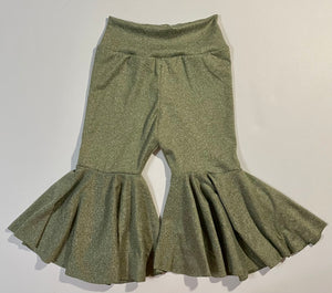 Two Tone Olive Bell Bottoms