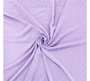 Lavender Swiss Dot Sleeves