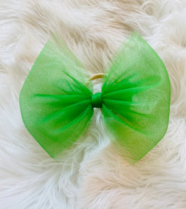 Kelly Green Tulle (No Sailor or Ritzy Bows available in these)