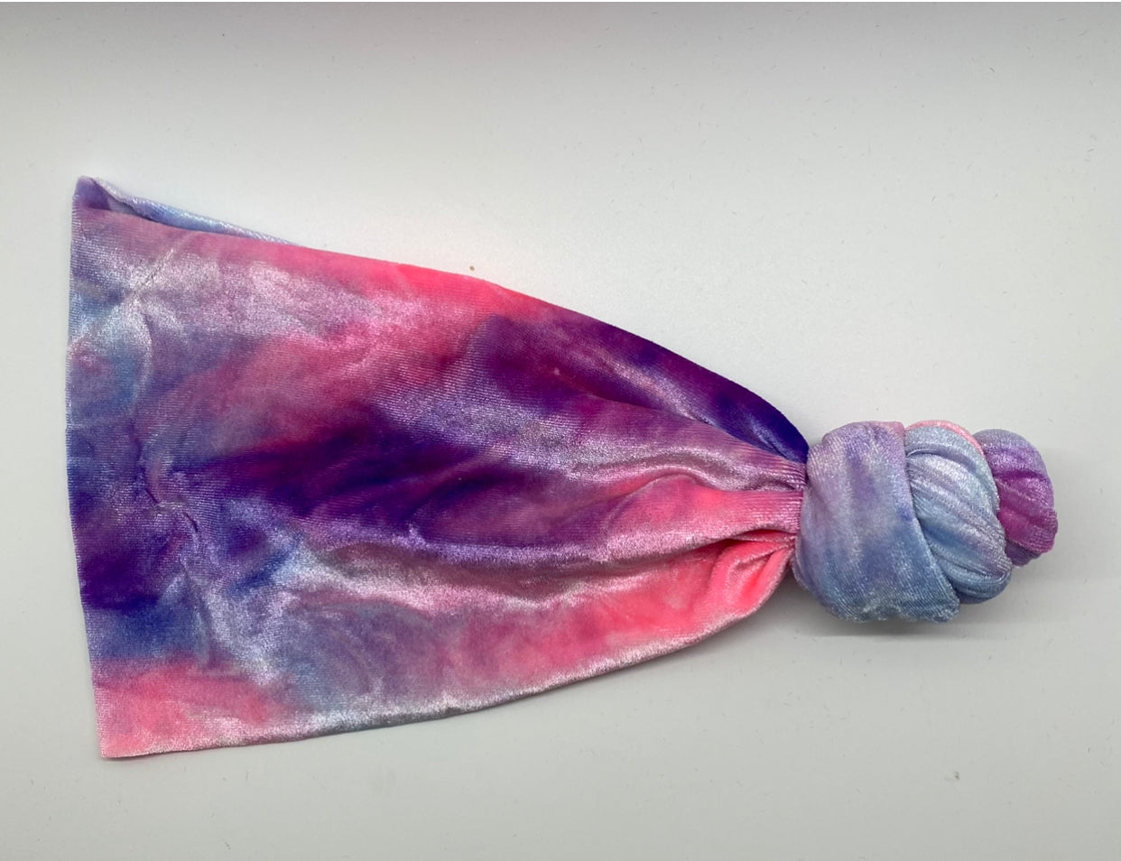 Pink/Lilac Tie Dye Velvet