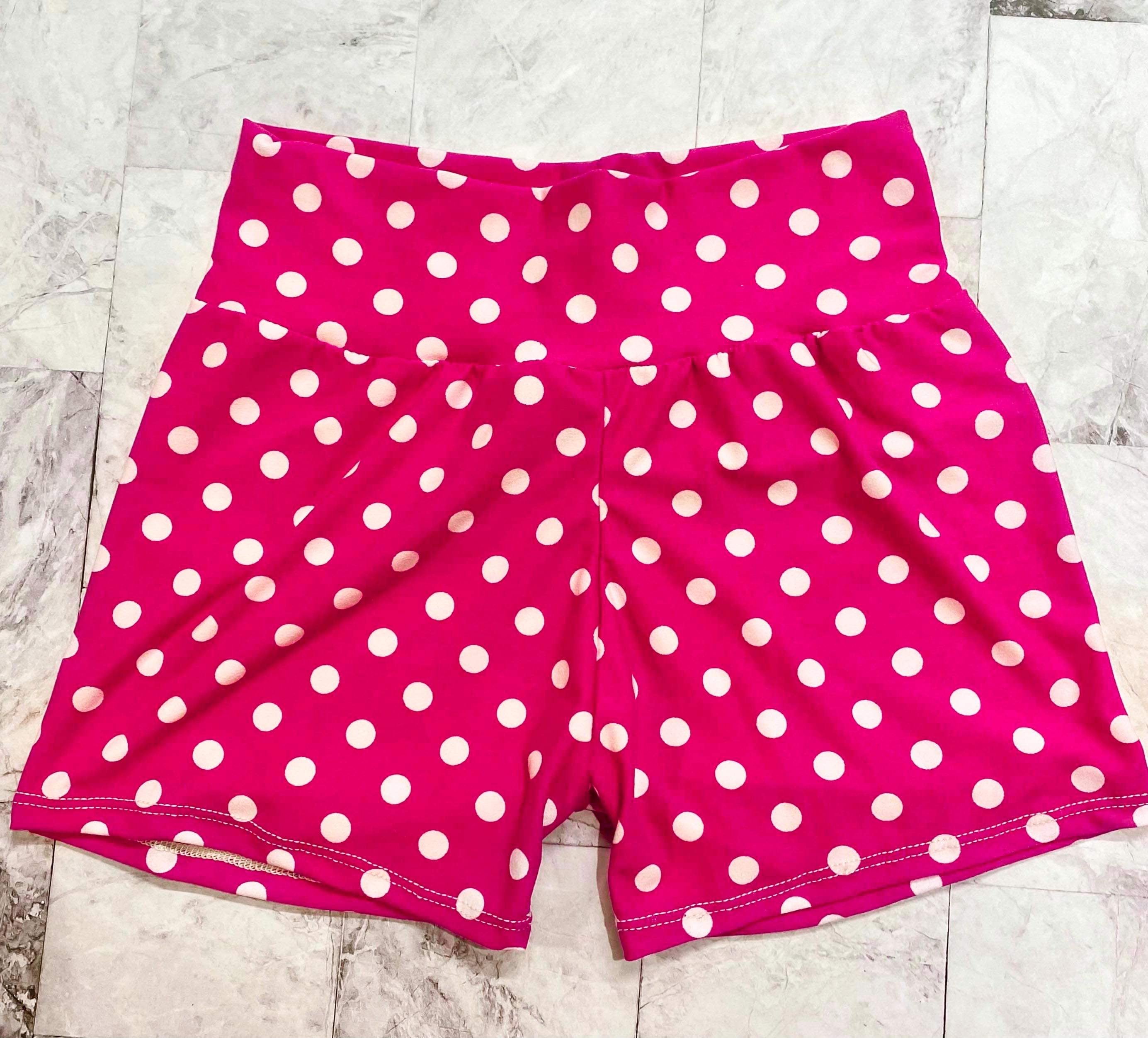 Hot Pink Dots Shorts